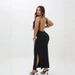 Women Summer Sexy Spaghetti Strap Backless Slim Fit Sleeveless Long Party Dress Advanced Sense Formal Evening Gown_ecoleips.com