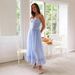 Foreign Trade Cross-Border 2025 Spring/Summer A-line European And American Casual Vacation Style Lace Patchwork_ecoleips.com