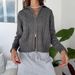 Y2k Chunky Knit Zip-Up Sweater Coat For Women - Soft Acrylic Long Sleeve Cardigan Oversized Fit Vintage Aesthetic In White/Grey/Wine/Brown (S/M/L/Xl)_ecoleips.com