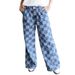 European And American Style Trendy Checkered Print Jeans Wo, 2025 Autumn New High-waisted Loose Wide-leg Pants For_ecoleips.com