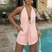 Verve Kai Kuo 2025 Spring Summer Casual Set Halter Sexy Tie Top High Waist Pants Two-Piece Women's Clothing_ecoleips.com