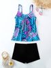 Women's Clothing New Printed Split Swimsuit Women's Skirt Style Sexy Bikini_ecoleips.com