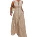 Elegant High-Waisted Zipper Sleeveless Dress For Women, Solid Color Slim Office Midi Dress, Fashion Casual Bodycon Long Dress_ecoleips.com