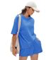 Women's 2-Piece Cotton Shorts Set, Casual Summer T-Shirt And Shorts Lounge Set For Home And Outings_ecoleips.com