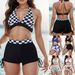 Women's Padded Sports Swimsuit Two Piece Sexy Bikini Best Selling Comfortable Swimwear for Active Women_ecoleips.com