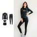Women's Clothing Men's Long Sleeved Diving Suit, Women's Split Slim Chest Pad Jellyfish Surfing Suit, Couple Sunscreen Hot Spring Swimsuit New Style_ecoleips.com