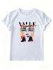 Women Value Real Cool Girls Fashion Blonde Lady Graphic T-Shirt Abstract Beauty Print Crew Neck Short Sleeve Casual Streetwear Tee_ecoleips.com