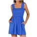 2027 Summer Fashion European-USA Style Wide-Leg Rompers Women Polyester Pure Color Strap Jumpsuit S-2XL_ecoleips.com