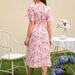 2025 Best-selling Spring/Summer Women's Fashionable Elegant Floral Dress On Cross-border European And American_ecoleips.com