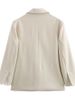 Zatrax2024 European And American Spring New Style Women's Casual Simple Loose Blazer Jacket_ecoleips.com