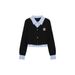 Women's Preppy Style Two Piece Polo Collar Long Sleeve Shirt Factory Direct Stock for Spring And Autumn_ecoleips.com