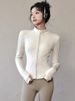 K UV Protection Yoga Top Quick-Dry Sports Jacket Training Long Sleeve Women's Outdoor Running Fitness Wear_ecoleips.com