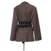 K New Double Belt Deconstructed Heavy-Duty Eyelet Button Blazer Jacket Top For Women_ecoleips.com