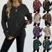 Autumn And Winter Pullover Top Women's Woven Sweater Casual Bottoming Shirt Round Neck Sweater Wholesale_ecoleips.com