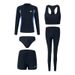 Aria Basics One-piece Unisex Swimwear, Two-piece Long-sleeve Long-pants Diving Surfing Suit, Fashionable Color-blocking,_ecoleips.com