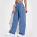 Women’s Clothing new trendy mid waist straight jeans_ecoleips.com