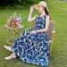 Summer Sleeveless Cotton For Women Plus Size Loose Long Over-the-Knee New Fashionable Slimming High-End Cake Dress_ecoleips.com
