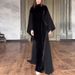Women's Clothing Bat Sleeve Cape Loose Robe Dress_ecoleips.com