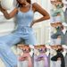 Cross-Border Casual Pajamas For Women Summer Trim Strap Long Pants European And American Style Ladies Homewear Two-Piece_ecoleips.com