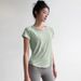 Women's Summer Thin Sportswear Quick Drying Slimming Stretchy Short Sleeve Outdoor Clothing Loose Fitting Running Clothes Yoga Wear_ecoleips.com