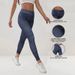 Women's Clothing Denim Yoga Fitness Pants Export Quality Hip Lifting Tights High Waist Control Pants Pockets_ecoleips.com