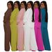 Women's Clothing Elastic Wrinkled Straps Multi Pocket Swing Leg Pants Wide Leg Pants Suit_ecoleips.com