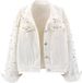 Women's Embroidered Rhinestone Denim Jacket – Slim Fit Bling Coat, Trendy Fall Fashion, Comfortable Stretch Cotton, Plus Size Available (S-5XL)_ecoleips.com
