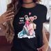 European And American Clothing, Round-neck Mother's Day Short Tops, Women's T-shirts_ecoleips.com