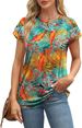 Alaroo Womens Summer Tops Short Sleeve Shirts Crew Neck Tshirt Cute Trendy Tunic Blouses (S-3XL)_ecoleips.com