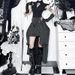 Women's Gothic Style Striped Midi Skirt XS25192 Two-Way Design Perfect for Banquets_ecoleips.com