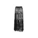 Elegant High-Waist Lace Pencil Skirt – Sexy Sheer Black & White Office-to-Night Skirt For Women (S/M/L)_ecoleips.com