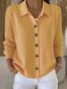 2026 European American Cross-border Knitted Cardigan With Buttons, Sweater Coat, New Autumn And Winter Solid Color_ecoleips.com
