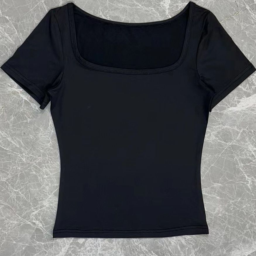 Women's Sexy Long Sleeve Sweater T-Shirt U-Neck Top with Tights - Trendy Casual Fashion_ecoleips.com