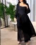 Elegant High-Waist Beaded Pearl Chiffon Evening Dress – Sexy & Glamorous, Perfect For Banquets & Parties_ecoleips.com