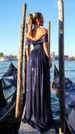 "Sequin Slit Maxi Dress – Stretchy Polyester Bodycon Gown With Thigh-High Split & Spaghetti Straps (S-XL, Wine/Blue/Pink, Evening Party & Clubwear)"_ecoleips.com