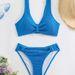 High Waist Solid Color Bikini Style Cover Belly Split Design Women's Swimsuit Sexy Vacation Fashion_ecoleips.com