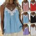 Summer Lace Trim Women's Camisole Top Sexy Hot Girl FashionNew_ecoleips.com