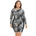 Aria Basics Cross-border European And American One-piece Swimsuit For Women, Conservative Ladies' Diving Suit, Printed Plus-size_ecoleips.com