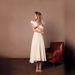 Women's Clothing Fashion Elegant Solid Color V Neck Sleeveless Slim Long Dress_ecoleips.com