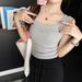 High-End Camisole Tank For Women Summer 2025 New American Style Inner Outer Wear Sleeveless Unique Exquisite Short Top_ecoleips.com