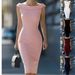 Elegant Sleeveless Wrap Dress For Women – Stretchy Bodycon Midi Dress With Off-Shoulder Neckline (S-XXL)_ecoleips.com