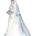 Women's Clothing New White Lace Long Tail Simple Atmosphere High End Bride Wedding Veil Super Beautiful Lace Flower_ecoleips.com