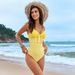 Women's Clothing New Lace Swimsuit Solid Color One Piece Swimsuit Female_ecoleips.com