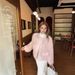 Cream Feng Shui Mink Fur Jacket Women's Short Design Thickened Coat_ecoleips.com