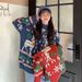 girl Wholesale Christmas Clothes Reindeer Red Sweater For Women Thickened Winter New Loose Pullover Knitwear_ecoleips.com