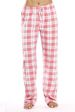 Suitable For All Seasons Spring And Autumn Classic Plaid Home Casual Long Loose Women's Pants_ecoleips.com
