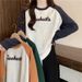 Real Shot Of Silver Fox Fleece Autumn And Winter Casual Sweatshirt For Women, Korean Style, Loose Fit, Fleece-lined,_ecoleips.com