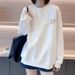 FW25 Matching Couple Cotton Crew Neck Sweatshirt - His & Hers_ecoleips.com