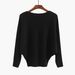 Oversized Batwing Sleeve Off-Shoulder Sweater – Women’s Long Sleeve Knit Top In Cotton-Blend_ecoleips.com