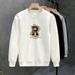 FW25 Matching Couple Cotton Crew Neck Sweatshirt - His & Hers_ecoleips.com